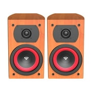 Cerwin Vega LA14C 4” 2-WAY BOOKSHELF COGNAC PAIR SPEAKERS