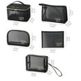 thumbnail image 3 of Cosmetic Organizers Waterproof Travel Bag Mesh Handheld Storage Pouch, 3 of 13