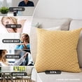 thumbnail image 5 of Throw Pillow Cover 100% Cotton Soft Fill Polyester -45.72 x 45.72 cm Bed Sofa Replacement Pillow Insert - Decorative Pillow Insert Pair, 5 of 6
