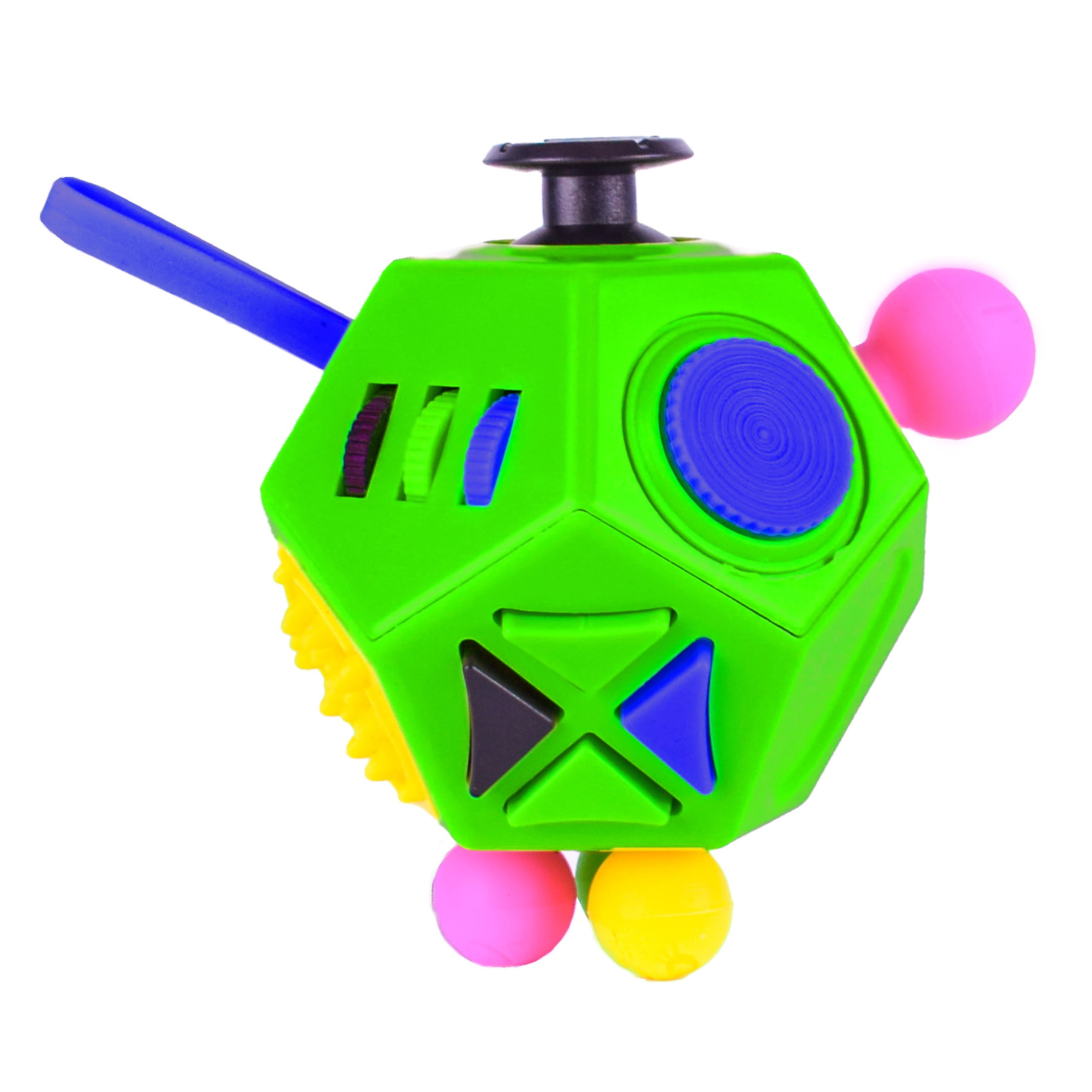 Giggle Zone 12 Sided Fidget Cube, Novelty Toy, Children Ages 3+