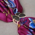 thumbnail image 3 of 2pcs Women Scarf Clips Ladies Shawl Buckle Clasps Fashionable Scarf Rings Clothes Decorations, 3 of 8