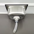 thumbnail image 4 of FixtureDisplays® Évier à Bol Unique en Acier Inoxydable Découpe Taille 13,38 x 11 Pouces 10122-SINK, 4 of 8