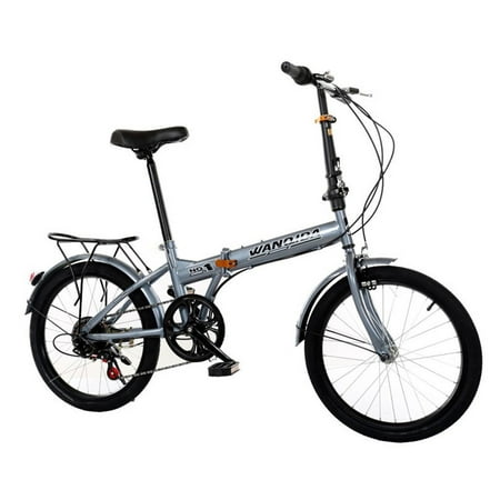 Randolph Leisure 20in 7 Speed City Folding Mini Compact Bike Bicycle Urban Commuters