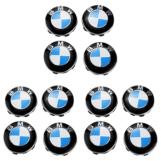 Juego Tapacubos Giratoria Flotante 4 Uds. 56mm Emblemas Tapa Central para