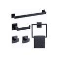thumbnail image 1 of Set De 5 Toallero Cuadrado Juego De Accesorios De Baño, 1 of 5