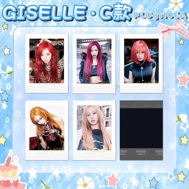 Mini tarjetas de famosos del mundo del entretenimiento coreano: Choi Soo-bin, Seo Min-ho, Jisoo, Jennie, Cortis. Colección de polaroids firmadas.