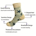 thumbnail image 3 of Men’s Boot Crew Socks, 3 Pairs – Thick Cushioned Work Boot Socks, Durable Outdoor Hiking & Everyday Wear, 3 of 11