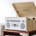 thumbnail image 2 of Crosley Carter 7-In-1 Record Player with Speakers and Wireless Bluetooth- Audio Turntables, 2 of 14