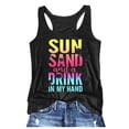 thumbnail image 3 of Fshinging Basic Cute Women Tank Top Letters Printed Round Neck Beach Racerback Sleeveless Vest Clothes Outfits 2026 Red S, 3 of 3