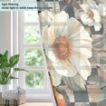 thumbnail image 4 of Yayeee Window Curtains Set of 2 for Living Room Light Filtering 63"x42", Gray Floral Pattern, 4 of 7