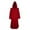 Red, variant on Levmjia Unisex Half Shoulder Hooded Cloak Solid Lightweight Adult Cape Elegant Shoulder Halloween Party Gothic Dress Up Men And Women Holiday Outfit