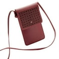 thumbnail image 1 of Cross Body Mobile Phone Bag Touching Screen Clear Window Mini Purse Cell Phone Bag Pouch New, 1 of 10