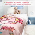 thumbnail image 6 of Axolotl Blanket for Girls, Just A Girl Who Loves Axolotls Throw Blanket, Soft Kids Kawaii Blanket Axolotls Gifts for Birthday Christmas 40x50 inches, 6 of 6