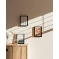 thumbnail image 6 of HAUS AND HUES 5x7 Black Metal Picture Frames - Black 5X7 Photo Frames - Features Premium Aluminum, Vertical Hanging, Easel Back for Tabletop, Home, Office (5x7 in, Black, Set of 3), 6 of 6