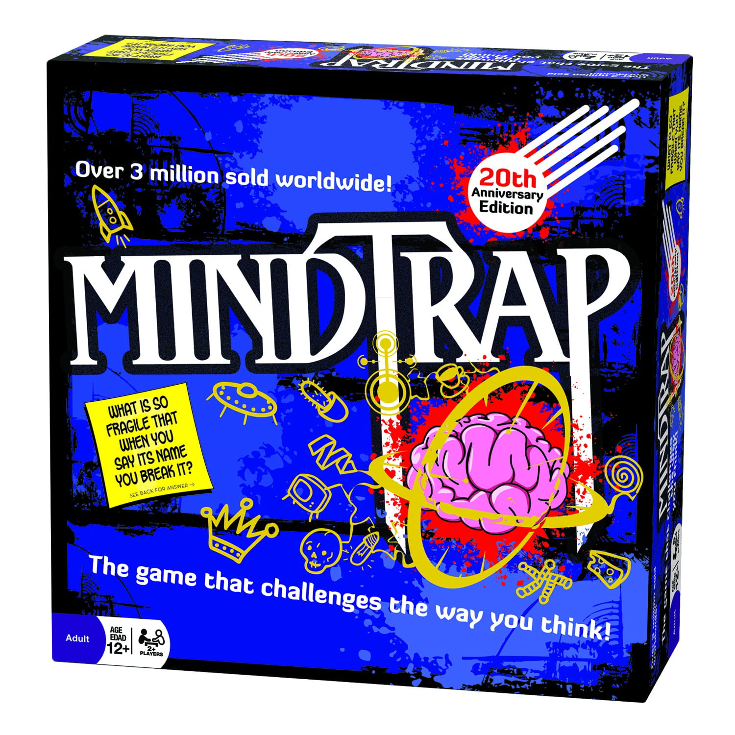 1991 Mind Trap Mindtrap Game Replacement Parts Original 0-1-2-3 Die & Pencil 