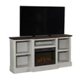 thumbnail image 4 of Sauder Fireplace TV Stand for TV's up to 75", Winter Oak Finish, 4 of 7