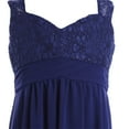 thumbnail image 4 of MSemis Kid Girls Chiffon Shoulder Strap Lace Flower Dress, 4 of 7