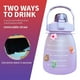 thumbnail image 1 of Botella de agua - Cute Belly Bottles Jarra de agua con marcador de tiempo 1.3L (Púrpura) Ndcxsfigh Nuevos Originales, 1 of 8