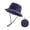 Navyblue, variant on Packable Boonie Sun Hat for Men & Women Waterproof, Wide Brim Hat with Mesh Panels, Detachable Chin Strap & Carry Bag-Orange