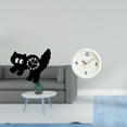 thumbnail image 2 of Reloj de pared,Reloj de pared decorativo para baño o dormitorio,Reloj de pared para gatos silencioso,sin tictac,ideal para regalar.,Reloj de pared,Reloj de pared decorativo,moderno y elegante, 2 of 8