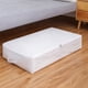 thumbnail image 1 of Bolsa de almacenamiento plegable para debajo de la cama, organizador transpirable con cremallera para ropa | mantas | ropa de cama | edredones | ventana transparente | asas reforzadas | blanco, 1 of 9