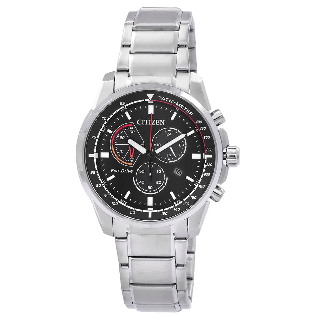 Citizen Core Chronograph Black Dial Men's Watch AT119087E