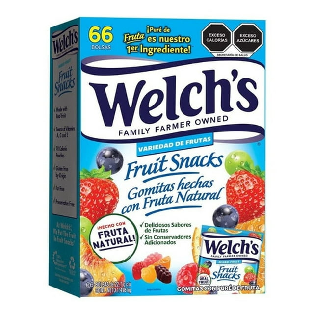Welch's Fruit Snacks, Gomitas De Fruta 1.498 Kg Welch's Original