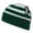 Emerald/White, variant on Cuglog Beanies Beany For Men Women Sailor Colorful Striped Cuffed Cable Knit Skull Caps Hats Winter