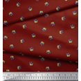 thumbnail image 2 of Soimoi Polyester Crepe Fabric Frog Animal Print Fabric by The Yard 42 Inch Wide, 2 of 3
