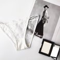 thumbnail image 2 of Aayomet Culottes pour Femmes Dentelle Taille Basse (Blanc, m), 2 of 3