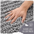 thumbnail image 2 of Alfombras de baño antideslizantes, lavables, de chenilla ultrasuave y absorbente, de secado rápido, para bañera y ducha, color gris, 61 x 43 cm, 2 of 5