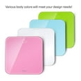 thumbnail image 3 of VisionTechShop S Body High Precision Ultra Wide Digital Body Weight Bathroom Scale up to 396lb/180kg, Super-Clear Large LED Display,"Step-On" Technology, Pink, 3 of 4