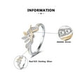 thumbnail image 4 of Fairy Ring for Women Wing Angel Sterling Silver Cubic Zirconia Ginger Lyne Collection, 4 of 6