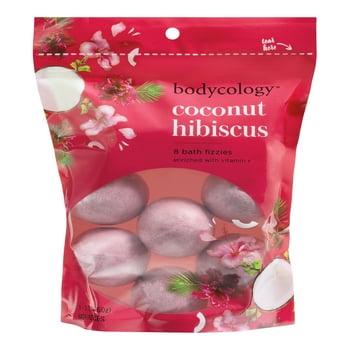 Bodycology Bath Fizzies, Coconut Hibiscus, 2.1 oz - 8 count