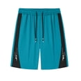 thumbnail image 5 of DagobertNiko Mens Athletic Shorts Quick Dry Wide Leg Workout Shorts Elastic Waist Casual Color Block Running Shorts with Pockets, 5 of 6