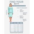 thumbnail image 6 of Casual Nights Women's Fleece Long Sleeve Nightgown, Floral Microfleece Sleepwear with Lace Trim and 3-Button Crew Neck, Dots/Green X-Large, 6 of 6