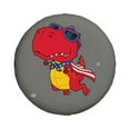 thumbnail image 2 of Easygdp Dinosaur Super Hero Cartoon Automobile Tire Dust Cover, 14-17in Spare Tire Cover Universal Fit for Trailer, Car, Truck, SUV, Jeep - 15 inch, 2 of 9