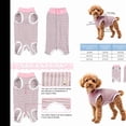thumbnail image 5 of Dog Recovery Suit With Pee Hole Post Protective Wear for Small Medium Dogs Cats Spay Neuter Alternative E Collar Comfortable Pet Body Clothes, 5 of 9