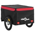 thumbnail image 5 of vidaXL Bike Trailer Black and Red 45 kg Iron, 5 of 5