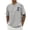 Light Gray, variant on Mens Work Shirt Print Short Sleeve Crew Neck Comfort Beach Vacation Essentials,Light Gray,5XL