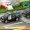 thumbnail image 4 of VROOMIX by JOYIN 3-Pack Emergency and School Vehicle Toy Set – Friction Powered Police Car, Ambulance, and School Bus with Lights and Sounds – Ideal Christmas Gift for Boys and Girls, 4 of 7
