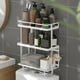 thumbnail image 1 of Por Del Gabinete de Almacenamiento, Soporte para Baño con Diseño de Montaje en Pared, Estantes Organizadores de Almacenamiento de Baño , 3 niveles. 3 niveles. Macarena organizador del estante del inodoro, 1 of 8