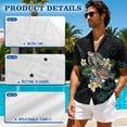 thumbnail image 6 of KUIFORTI Couple Matching Outfits Turtle Flowers Matching Vacation Outfits for Couples Soft and Comfortable Casual Beach Vacation Party Shirt Suitable for Everyday Casual Wear, 6 of 7