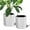 16"-White, variant on 16" Tall Hexagonal Self-Watering Planters Set of 2 with Water Level Monitor, Bottom Wheels & Drainage Hole – Indoor & Outdoor Plant Pots, Black
