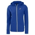 thumbnail image 2 of Women's Cutter & Buck Royal Los Angeles Dodgers  Daybreak Eco Recycled Full-Zip Hoodie Jacket, 2 of 3