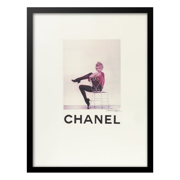 Vintage Brigitte Bardot Designer Fashion Framed Print