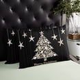 thumbnail image 4 of Christmas Throw Pillow Cover,Summer Ocean Starfish Shell Black Stripes Rectangle Decorative Pillow Case Protector Soft Cushion Cover Lumbar Pillowcase for Couch Sofa Bedroom Car Chair Decor 16x24 In, 4 of 8