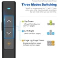 thumbnail image 3 of N26 Wireless Presentation Clicker, Presentation Remote, PowerPoint Clicker with Pointer for PowerPoint Presentations, Power Point Clicker Wireless Presenter Remote - Black, 3 of 4