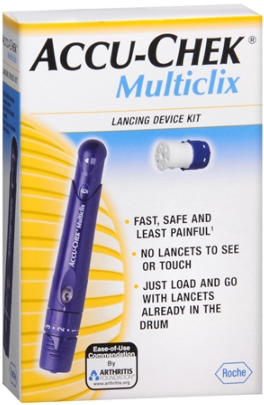 ACCU-CHEK Multiclix Lancet Device Kit 1 (Pack of 6) - Walmart.com