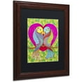 thumbnail image 2 of Trademark Fine Art "Lovebirds in Colour" Canvas Art by Hello Angel, Black Matte, Wood Frame, 2 of 4